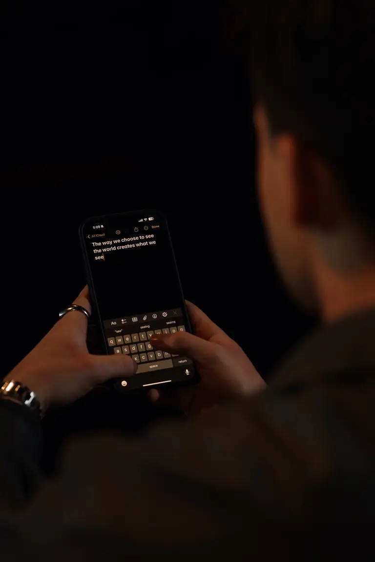 Charlie Hewish performing on stage